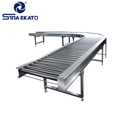 SINA EKATO Customized 6m Roller Conveyor Belt Stainless Steel Roller Blet for Packing Line