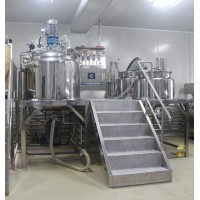 Liquid Detergeent Mixer Cream and Lotion Making Machine Hands Cream Mixer Vacuum Homogenizer Mixer for Cosmetics