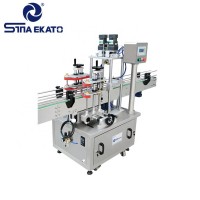 Hot selling cosmetics packing glass and plastic bottle capping sealing machine