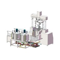 Sanitary Stainless Steel Mixing Tank Jam Sauce Oil Shampoo Emulsifying Homogenizer High Shear Mixer Pump