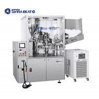 SINAEKATO Automatic Daily Chemical Tube Fill Seal Equipment Cosmetic Filling Sealing Machine