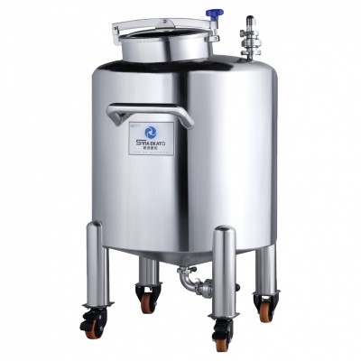 SINA EKATO 500L Stainless Steel Cone Bottom Chemical Mobile Storage Tank