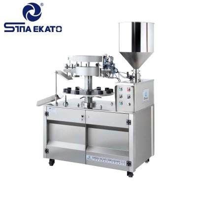 GZF Series Aluminum Tube Filling & Sealing Machine Semi-automatic Tube Filling Machine Ointement Cream Medical Tube Filler