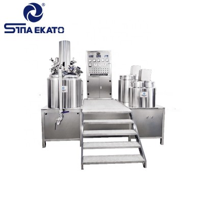 SME Pharmaceutical Cosmetic Cream Vacuum Emulsifying Mixer Homogenizer