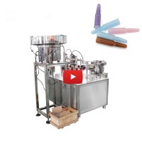 Automatic pharmaceutical plastic ampoule filling and sealing machine