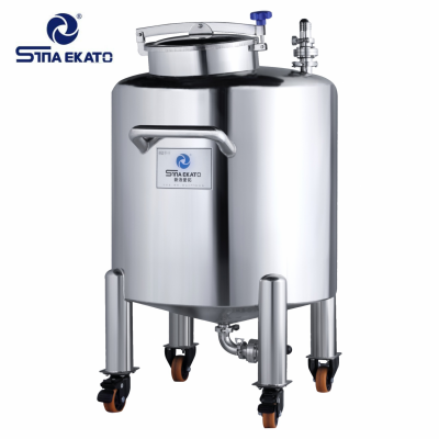 300L Stainless Steel Chemical Storage Tank Movable Tank for Cosmetic